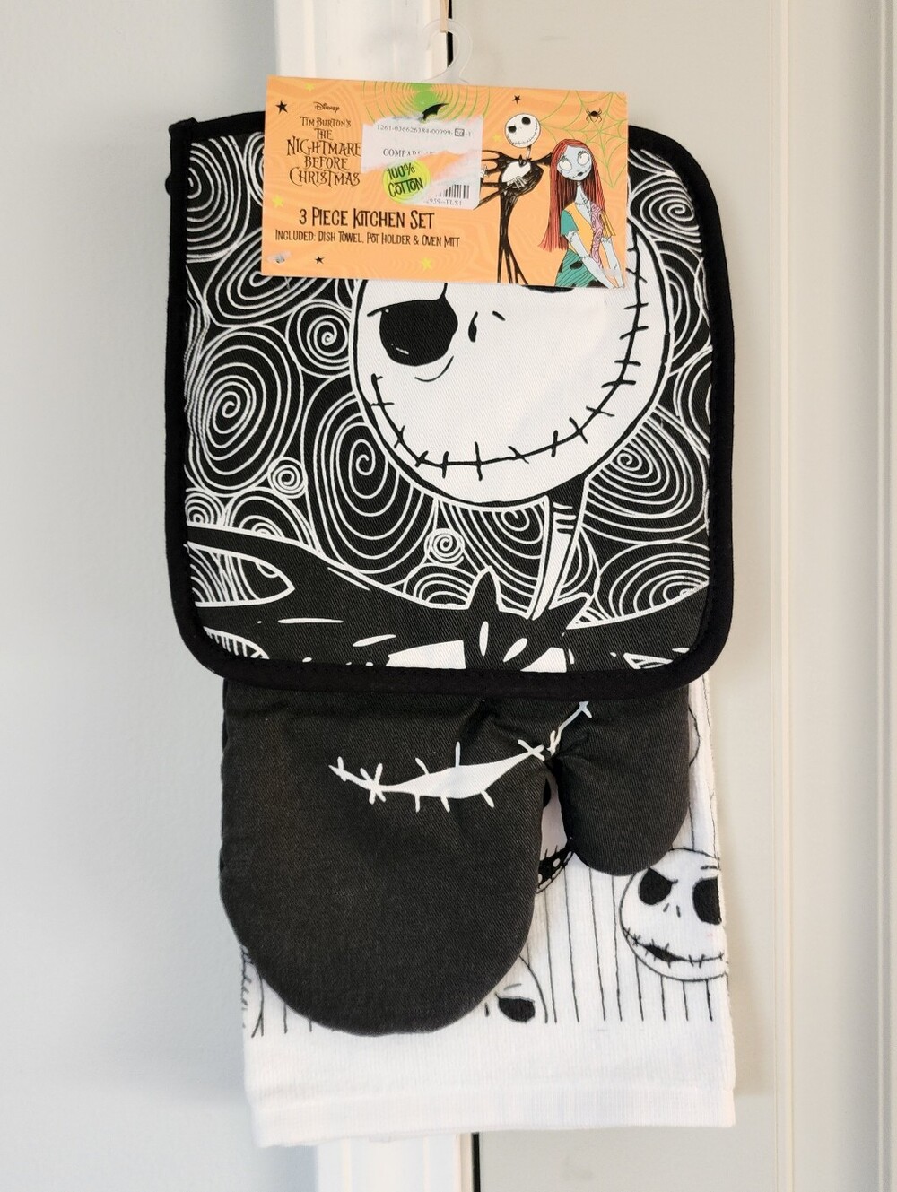 Nightmare Before Christmas 3 Piece Cotton Kitchen Set